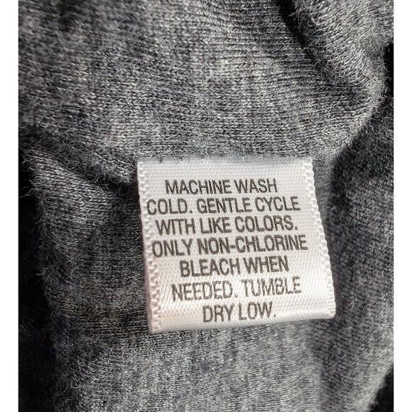 Style & Co Moto Jacket Gray Cotton Blend Women's Size 1X - Picture 8 of 8